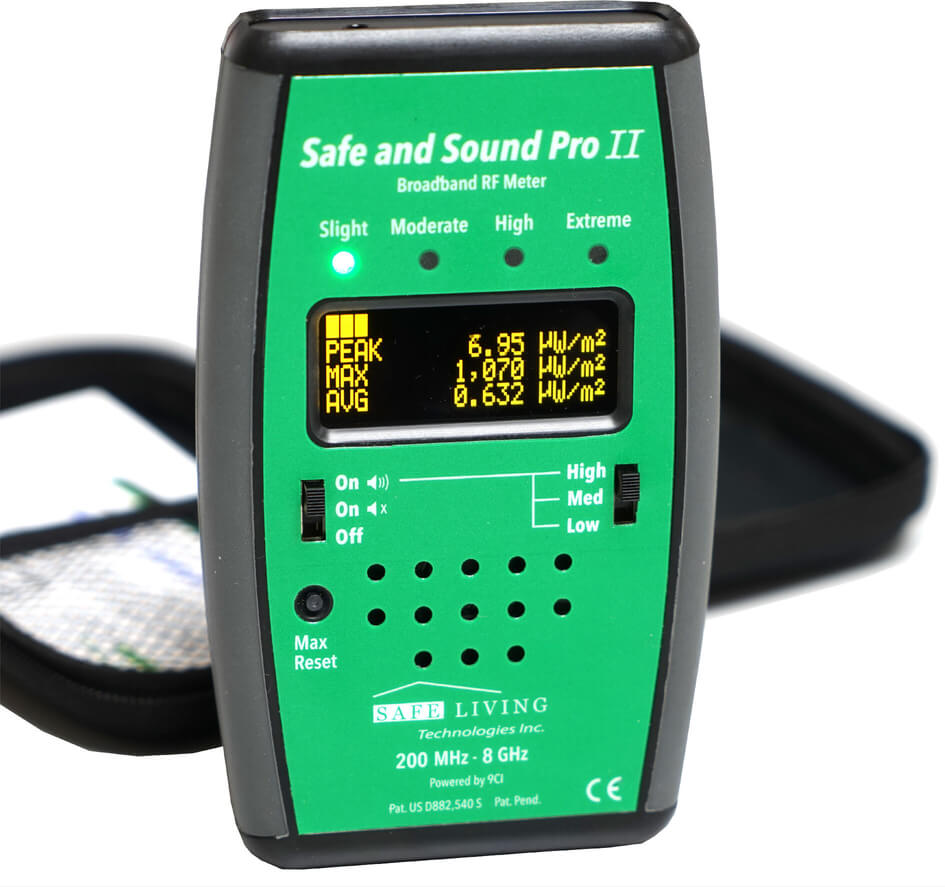 Sicuro e sicuro Audio Pro 2 | Misuratore di campi elettromagnetici