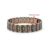 Pure copper magnetic link bracelet | Mens | BR03 - Image 2